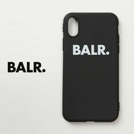 ボーラー BALR. IPHONEケース CLASSIC SILICONE iPhone X,iPhone XS BALR.ロゴ シリコンラバーケース  ブラック b10029-black