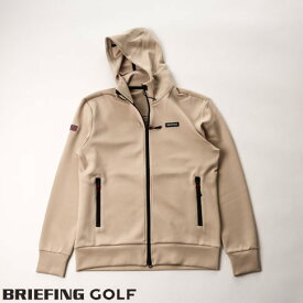 ブリーフィング ゴルフ BRIEFING GOLF メンズ 3Dロゴ パーカー 立体BRIEFINGロゴ MENS 3D LOGO PARKA  ベージュ bbg231m11-021