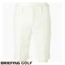 ブリーフィング ゴルフ BRIEFING GOLF MENS LINEN DRESS SHORT PANTS ショーツ ショートパンツ ホワイト  白短パン brg221m51-000
